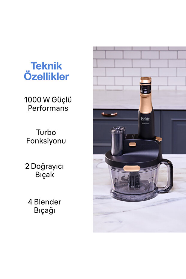 Speed Multi Blender Seti Black & Copper - 3