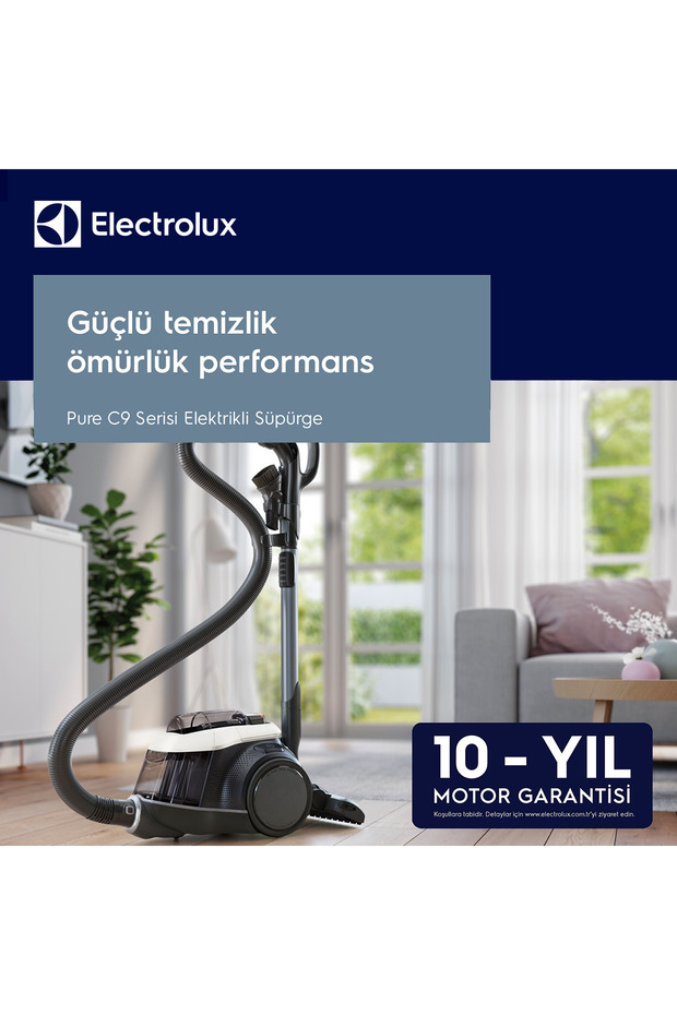 PC91-ALRG Pure C9 Allergy 10 Yıl Motor Garantili 72dB(A) Sessiz Toz Torbasız Elektrikli Süpürge - 3