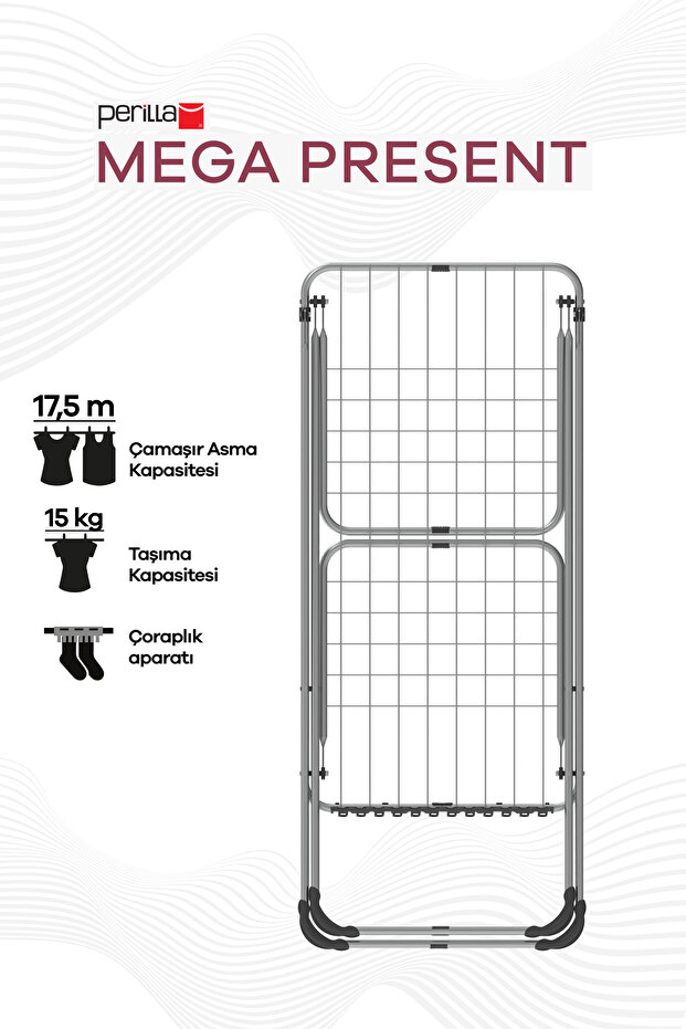 Mega Present Kanatlı Kurutmalık Kur Mega Prs - 3
