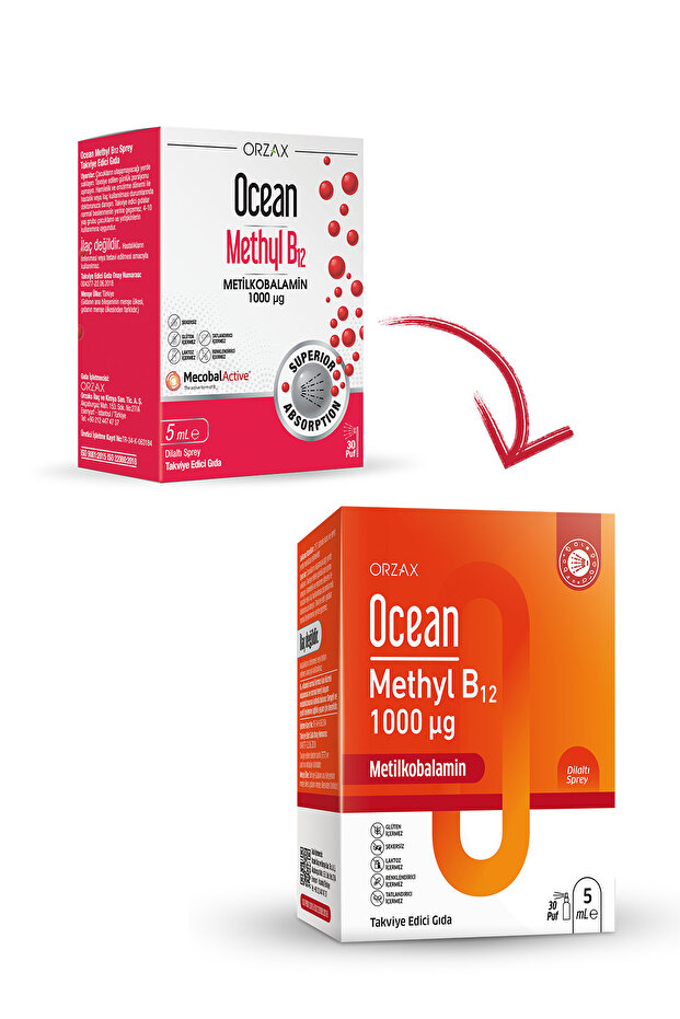 Methyl B12 1000mcg 5ml Sprey. - 1