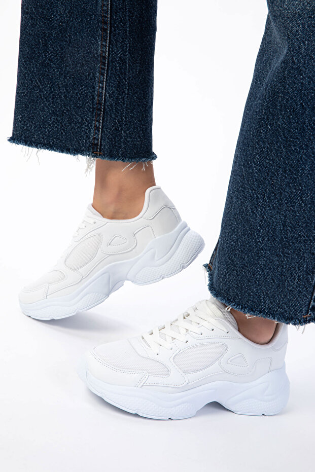 SOHO Beyaz Kadın Sneaker 18147