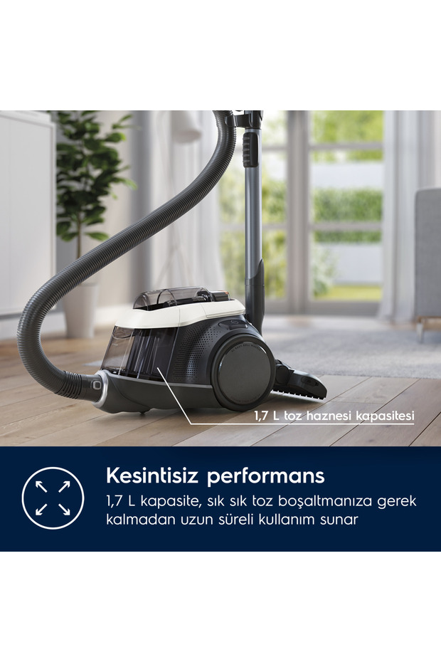 PC91-ALRG Pure C9 Allergy 10 Yıl Motor Garantili 72dB(A) Sessiz Toz Torbasız Elektrikli Süpürge - 8