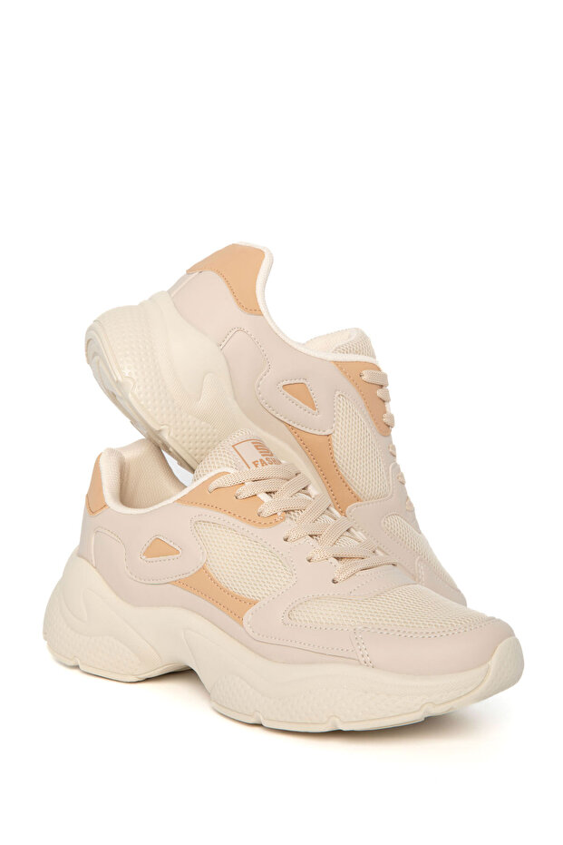 Bej-Taba Kadın Sneaker 18147 - 6