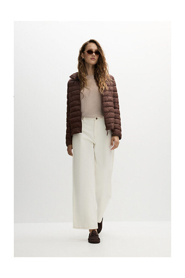 Woman Basic Lightweight Puffer Jacket - 8