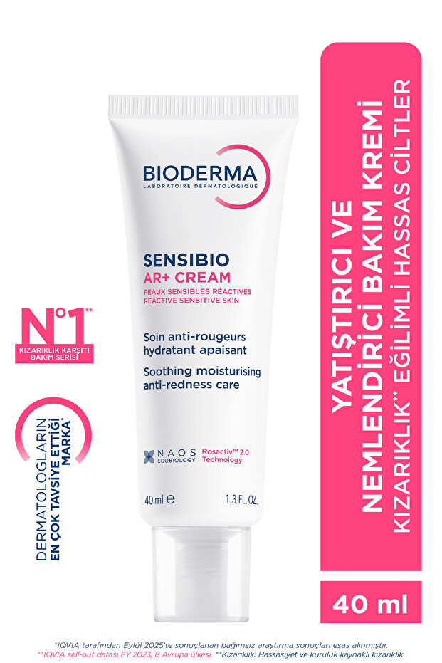 Sensibio AR+ Cream Hassas Ciltler Kızarıklık Karşıtı Nemlendirici Bakım Kremi 40 ML