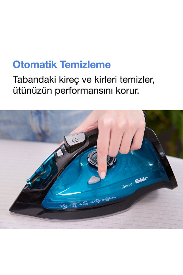 Mercy Seramik Taban Buharlı Ütü Mavi - 5