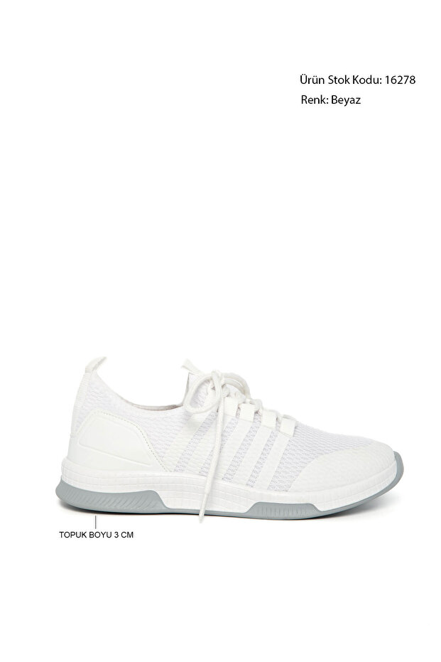 Białe tenisówki damskie 16278 - 4