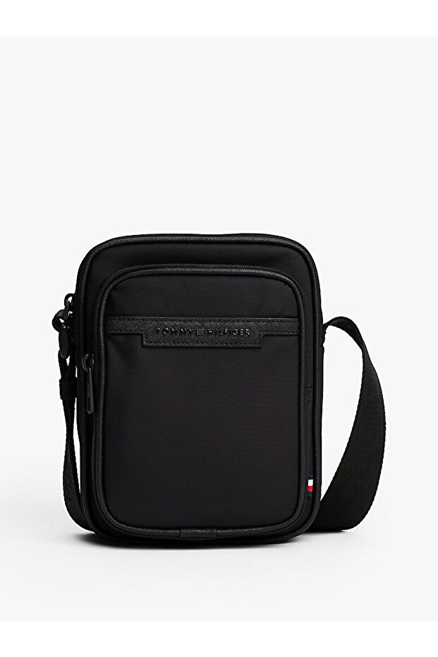 Tommy Hilfiger férfi fekete Repreve Mini Reporter táska - 1