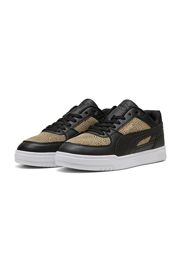 حذاء Puma Shuffle للكبار للجنسين، قصير الساق، بمقاس عادي، باللون الأسود، مقاس 37