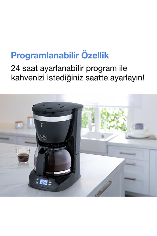 Coffee Enjoy Timer Filter Coffee Maker - Black - 4