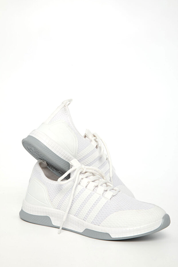 Białe tenisówki damskie 16278 - 2