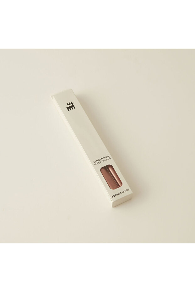 2'li Şamdan Mum 24 cm İnci - 3