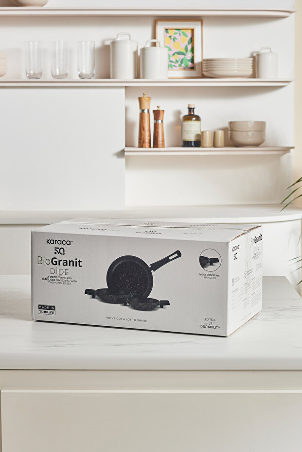 Bio Granit Dide 3'lü Tava Sahan Seti - 8