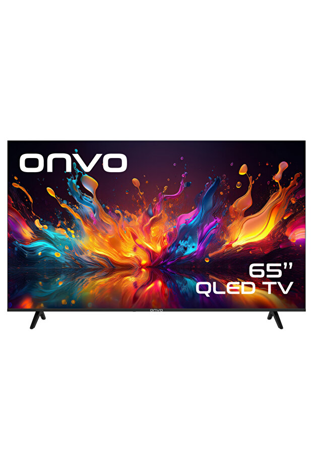 ONVO 65VQ90F3UA 65'' 165 Ekran Uydu Alıcılı 4K Ultra HD Google Smart QLED TV