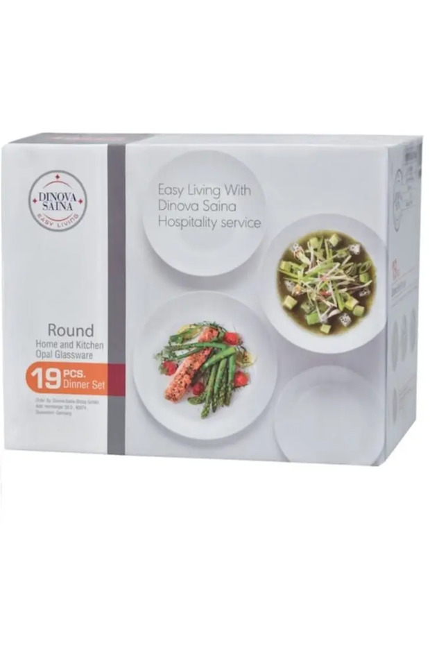SOLIN TABLEWARE 19 PCS OPAL DECOR - 2