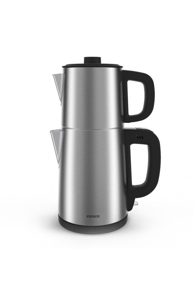 TeaBig XL 35 Çay Bardağı Kapasiteli 2 in 1 Çelik Çay Makinesi ve Su Isıtıcı Inox - 2