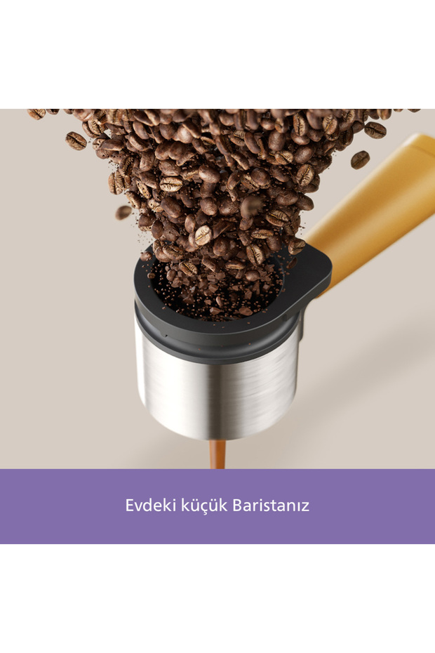 Baristina Serisi Espresso Makinesi, 16 Bar Basınç, Kompakt, Beyaz, BAR300/03 - 6