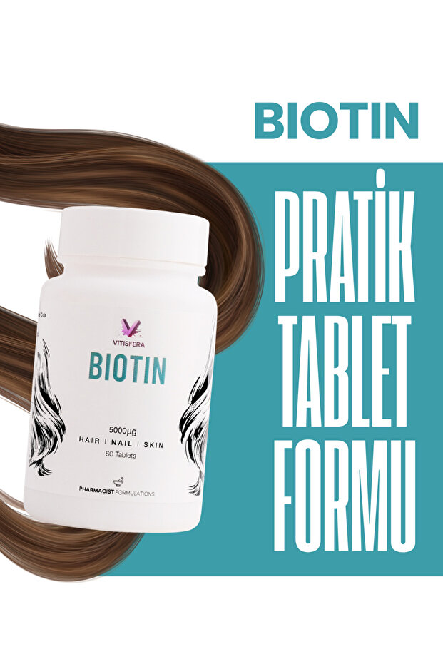 Biotin 5000 mcg 60 Tablet - 2