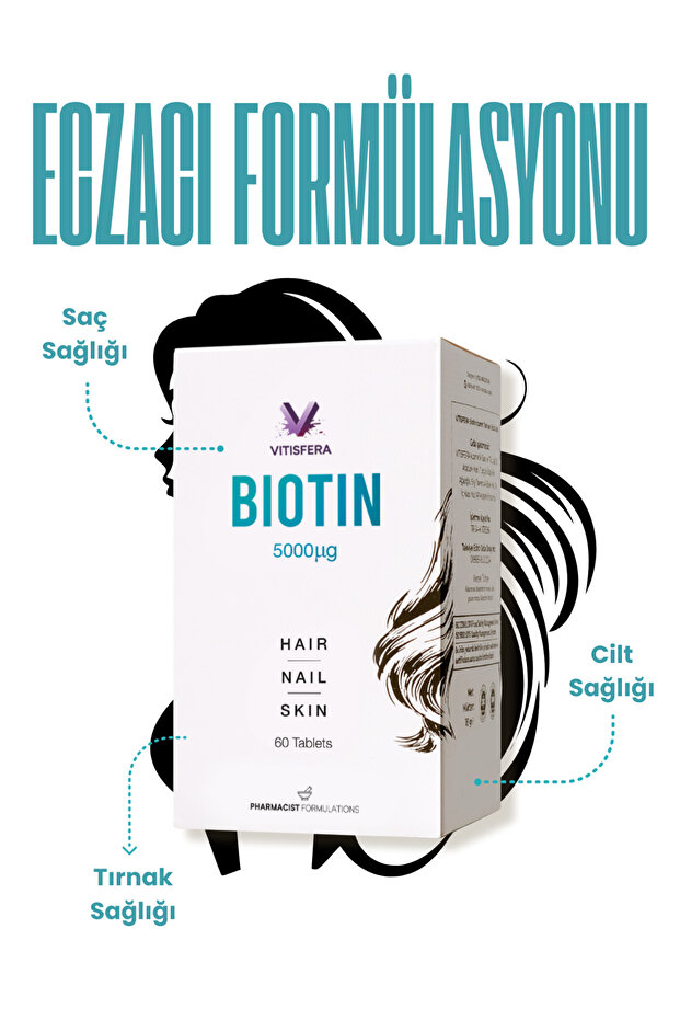 Biotin 5000 mcg 60 Tablet - 3