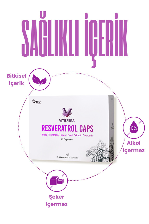 Resveratrol Caps 20 Kapsül - 5