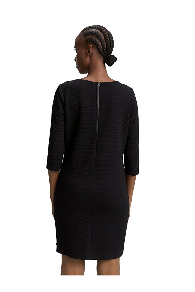 Rochie mini mulată cu fermoar - 1
