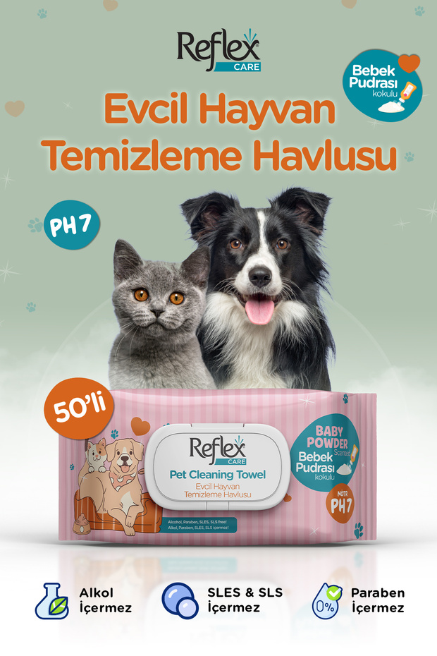 50 Pack Multi-Purpose Cleaning Towels for Pets - 1