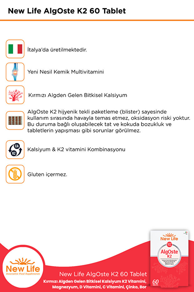 Algoste K2 60 Tablet - 2