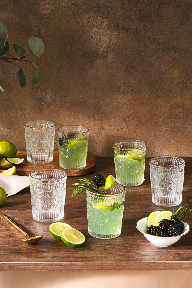 6'lı Su Bardağı Gold 250 ml - 1