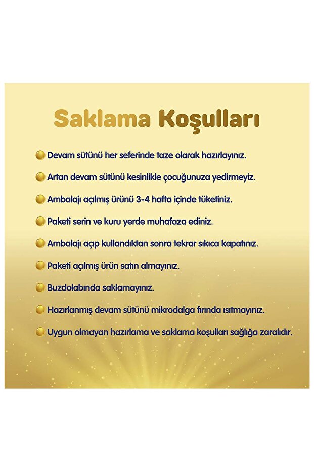 Gold Konfor 2 Devam Sütü 6-12 Ay 800 Gr - 7