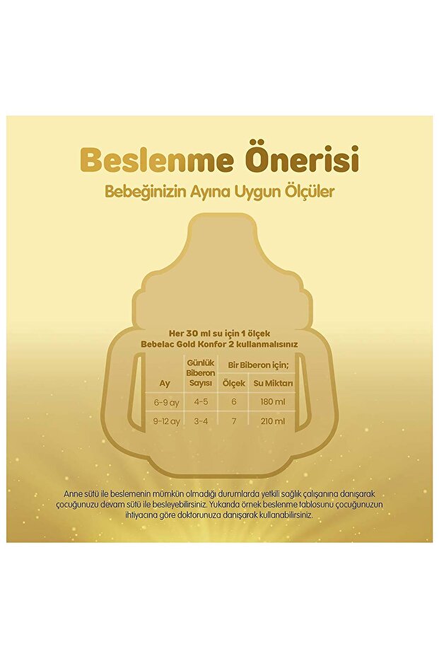 Gold Konfor 2 Devam Sütü 6-12 Ay 800 Gr - 4