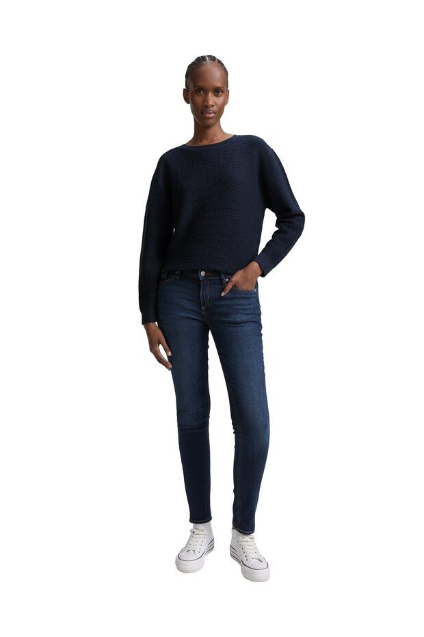 Strukturstrickpullover Basic - 1