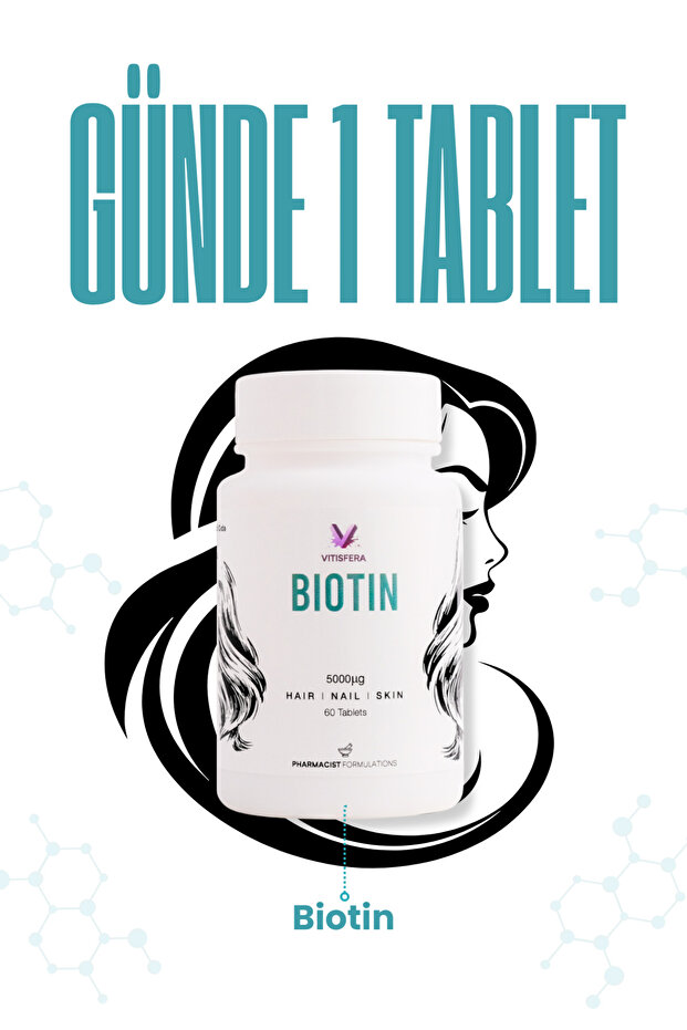 Biotin 5000 mcg 60 Tablet - 4