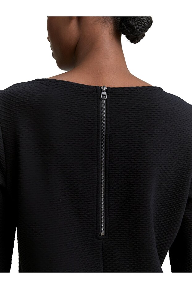 Rochie mini mulată cu fermoar - 3