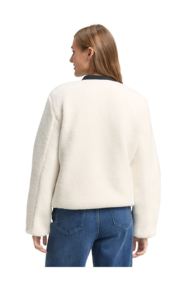 teddy bomber collar jacket regular - 2