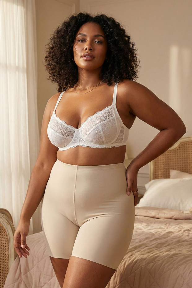 Siyah-Ten 2'li Micro Yüksek Bel İz Yapmaz Büyük Beden Boxer TBBAW26CM00012 - 4