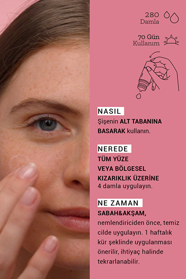 Pure Active Enoxolone Hassas ve Rozalı Ciltler İçin Kızarıklık Karşıtı Saf Cilt Serumu 15 ML - 5