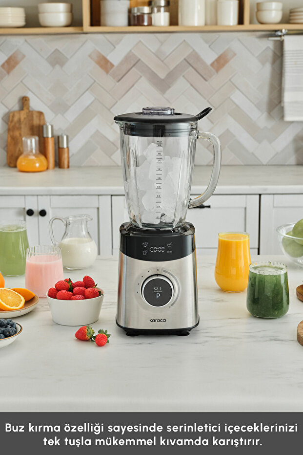 Dijital Ekran İnox Smoothıe Blender 1800 W - 5