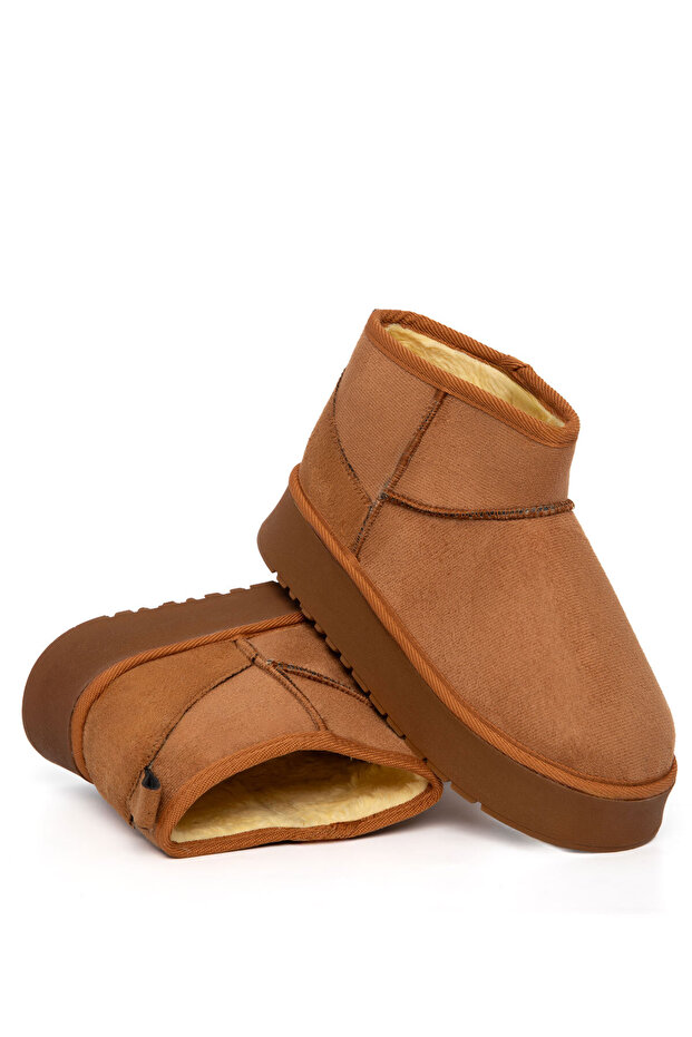 Taba Süet-Taba Kadın Bot & Bootie 21071 - 4