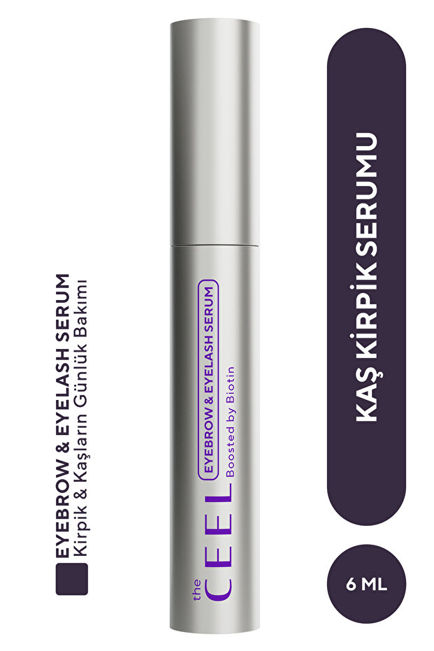 The Ceel Kaş & Kirpik Bakım Serumu Peptit Kompleks, Arginine,Castor Oil, Biotin 6 ML