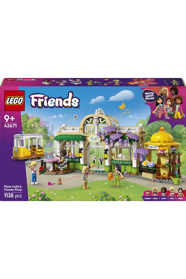 ® Friends Bitki Kafe ve Çiçekçi Dükkanı 42671 - 9+ Çocuklar için Yaratıcı Oyuncak Yapım Seti (1138) - 4