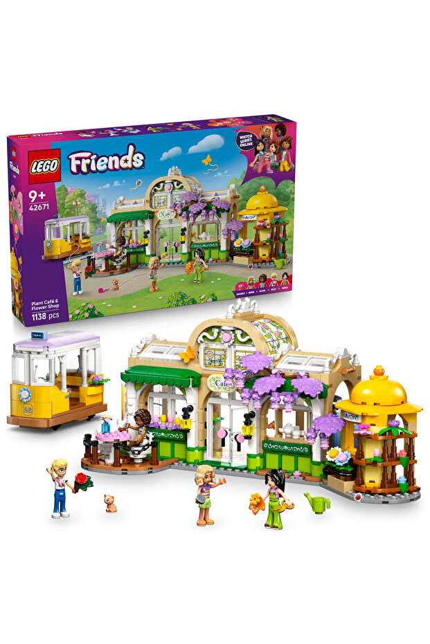 ® Friends Bitki Kafe ve Çiçekçi Dükkanı 42671 - 9+ Çocuklar için Yaratıcı Oyuncak Yapım Seti (1138) - 1