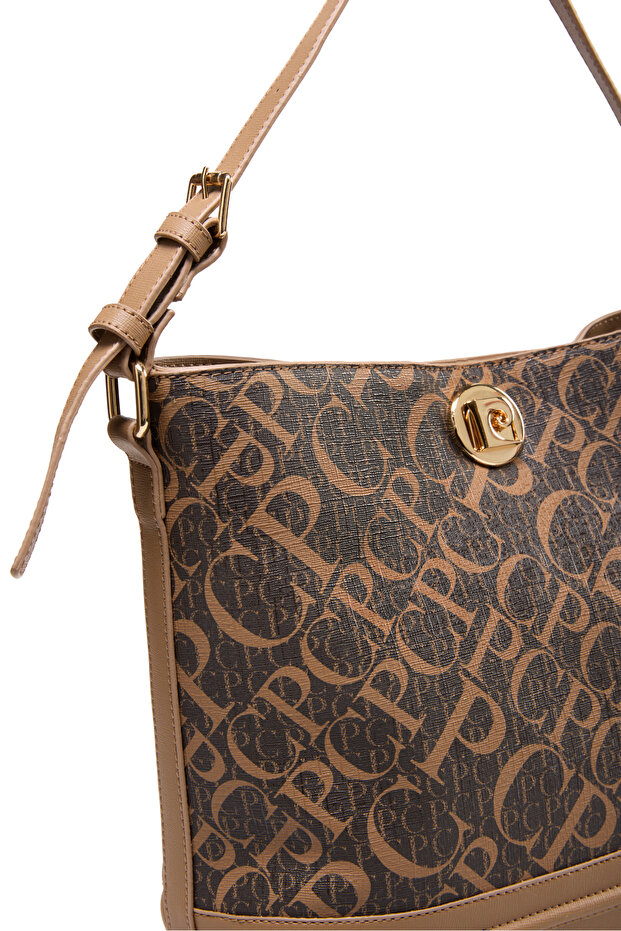 Monogram Kahve Kadın Omuz Çantası 05PO25Y2511 - 5