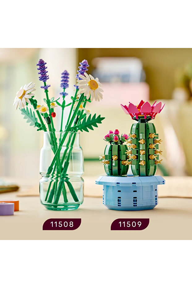 ® Botanicals Çiçekli Kaktüs 11509 - Anneler Günü için Bitki Modeli Yapım Seti (482 Parça) - 7