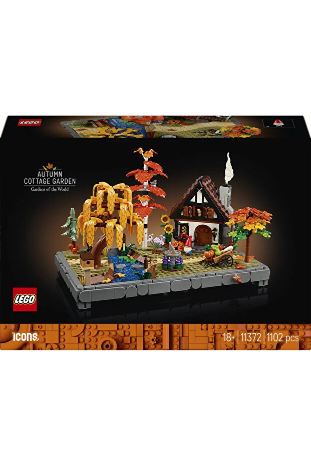® Icons Sonbahar Bağ Evi Bahçesi 11372 – Yetişkinler için Yaratıcı Model Yapım Seti (1102 Parça) - 4