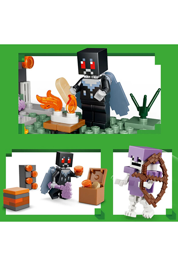 ® Minecraft® Solgun Bahçe 21586 - 7+ Yaratıcı Oyuncak Yapım Seti (243 Parça) - 7
