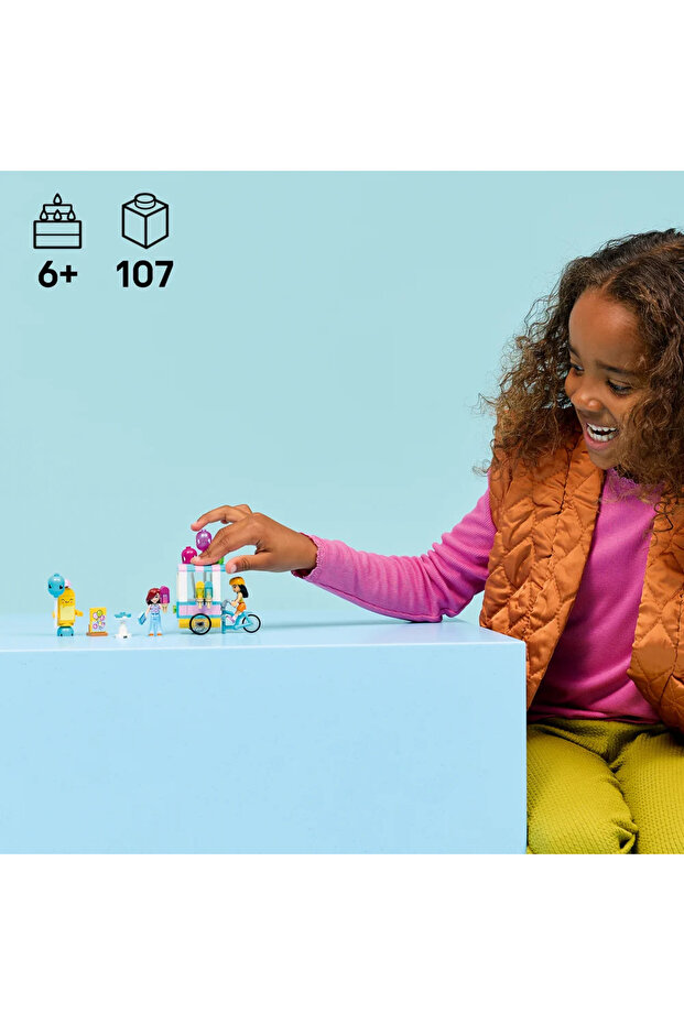 ® Friends Dondurma ve Balon Standı 42692 – 6+ Yaratıcı Oyuncak Yapım Seti (107 Parça) - 5