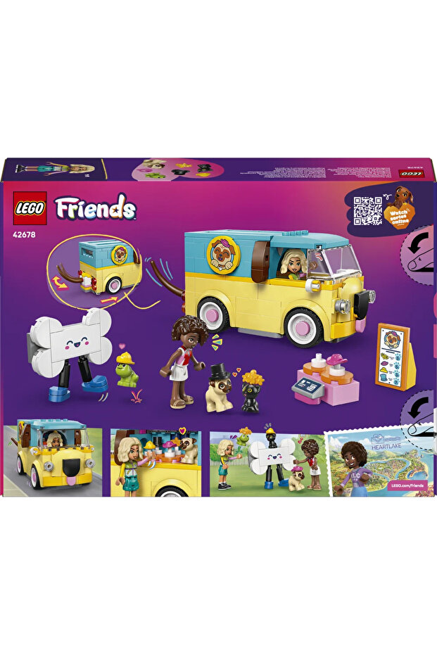 ® Friends Evcil Hayvan Aksesuar Kamyoneti 42678 – 6+ Yaratıcı Oyuncak Yapım Seti (237 Parça) - 5
