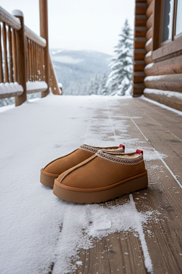 Taba Süet Kadın Bot & Bootie 19762 - 1