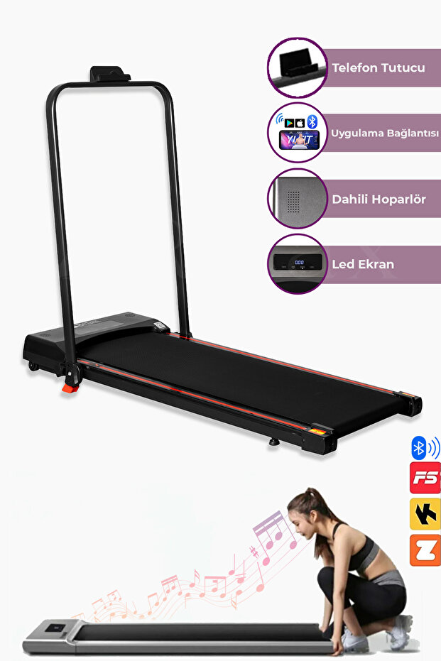 Relax Bluetoothlu Uzaktan Kumandali Portatif Yurume Ve Kosu Bandi Rl 900