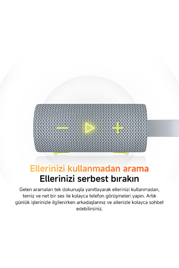 Sound Pocket S28D 5W IP67 Taşınabilir Bluetooth Hoparlör Gri (Xiaomi Türkiye Garantili) - 11